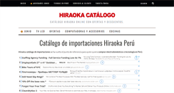 Desktop Screenshot of hiraokacatalogo.net